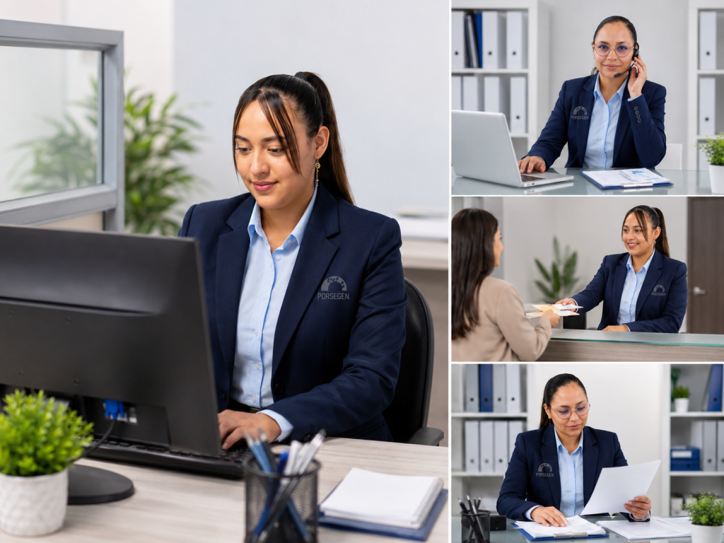 servicio recepcionista